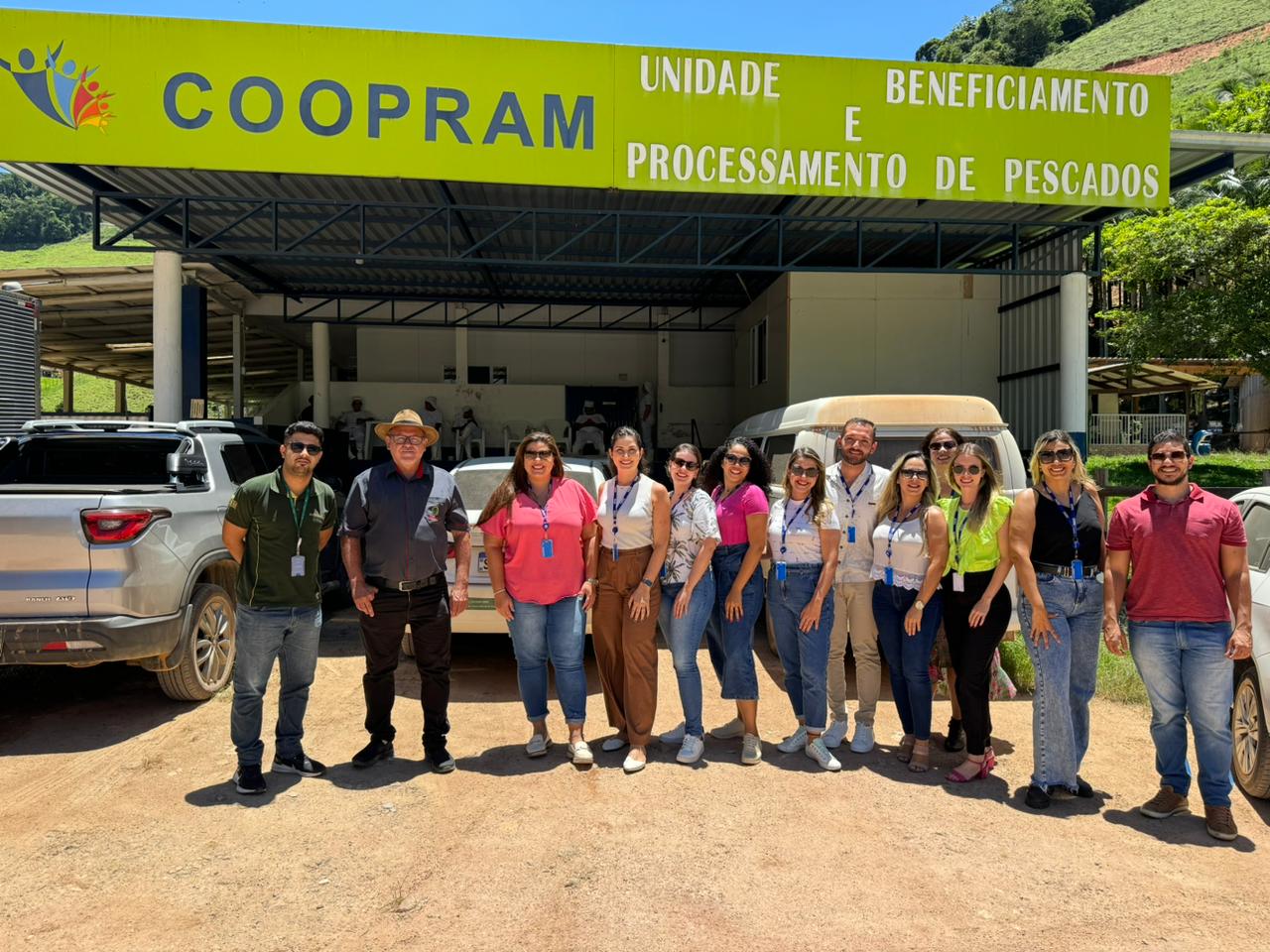 Técnicos da alimentação escolar visitam Coopram