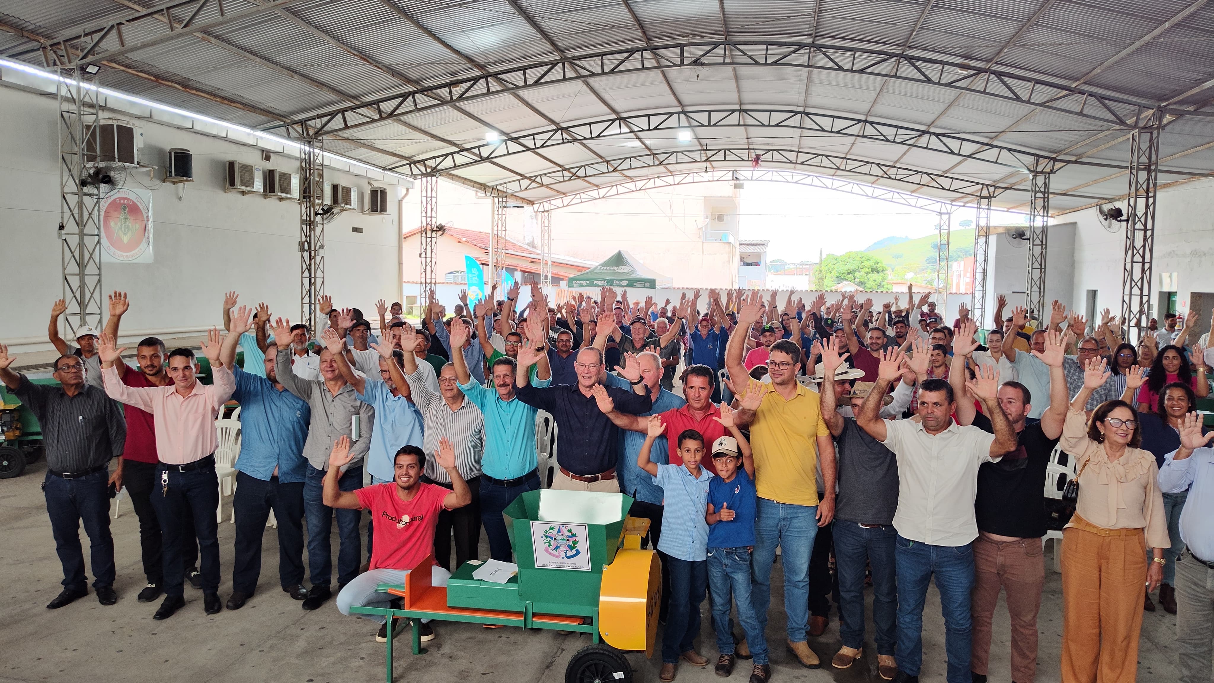 Governo fortalece pecuária de leite com entrega de ensacadoras de forragem no norte capixaba - Seag - Mike Figueiredo|||Fotógrafo:Mike Figueiredo/Seag