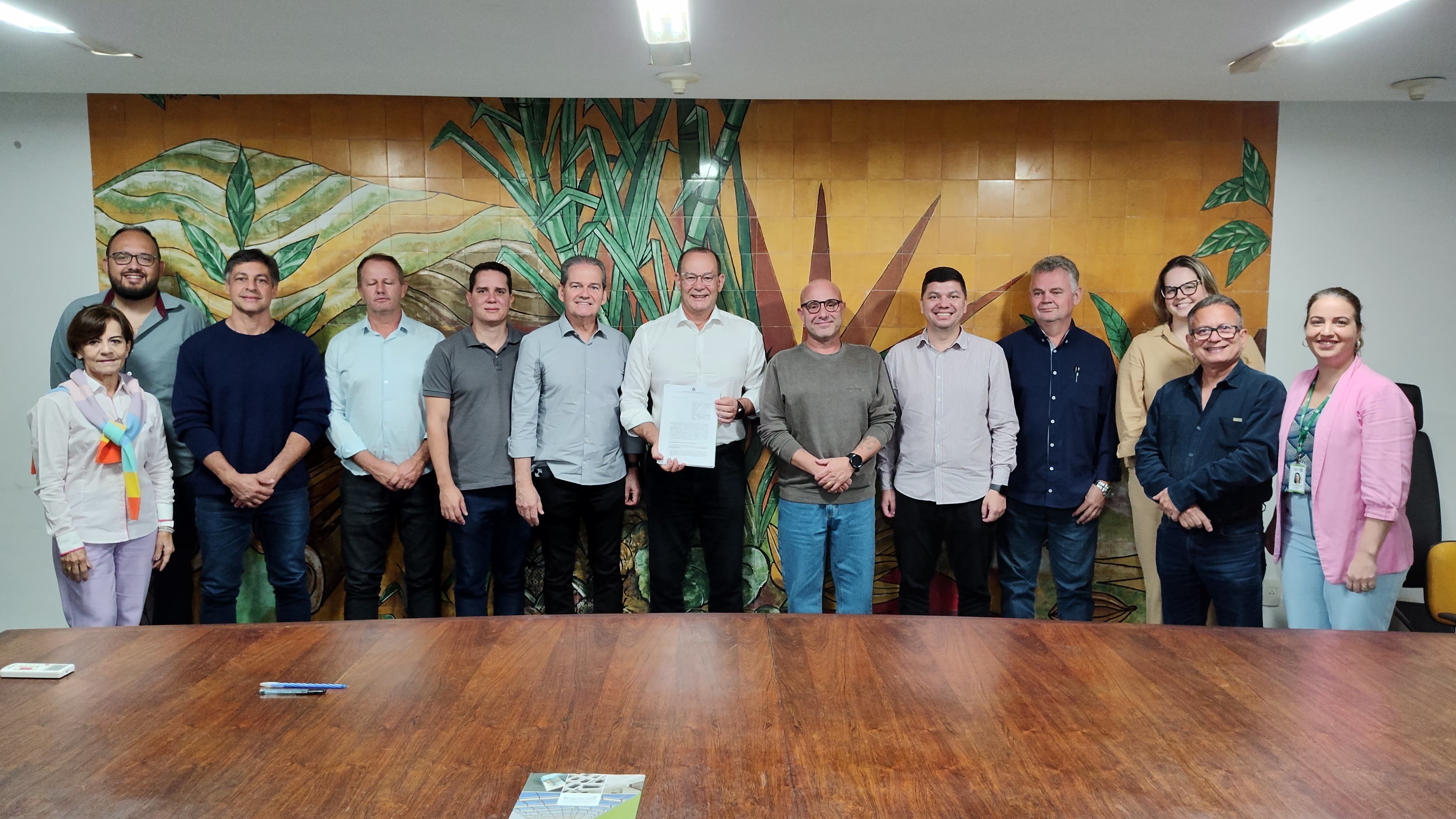 Assinatura do termo de cooperação SIMPROCIM. Foto Henrique Fajoli - SEAG|||Fotógrafo:Henrique Fajoli/Seag