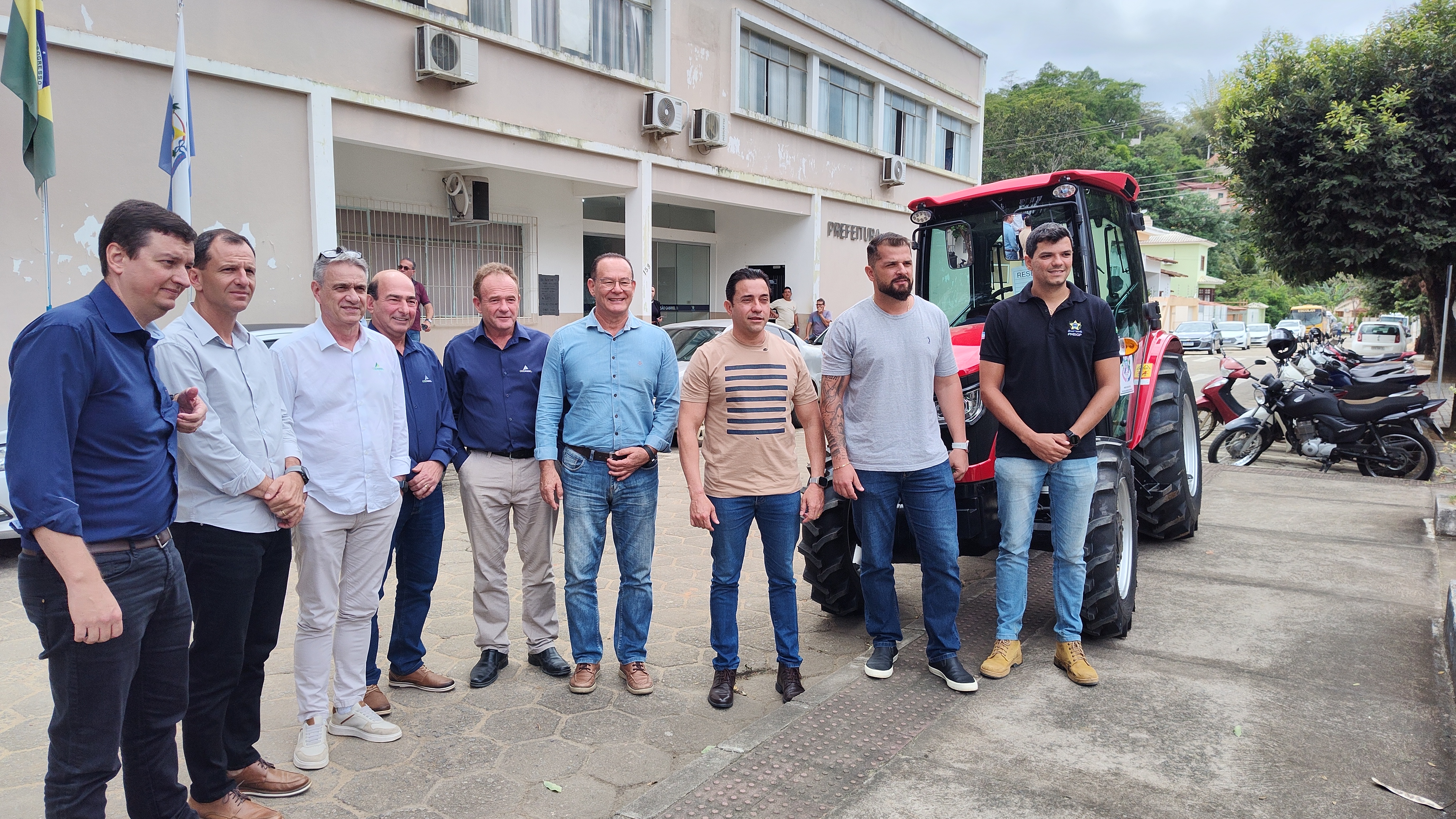 Governo do Estado entrega trator para fortalecer a agricultura de São Gabriel da Palha|||Fotógrafo:Gustavo Souza/Seag