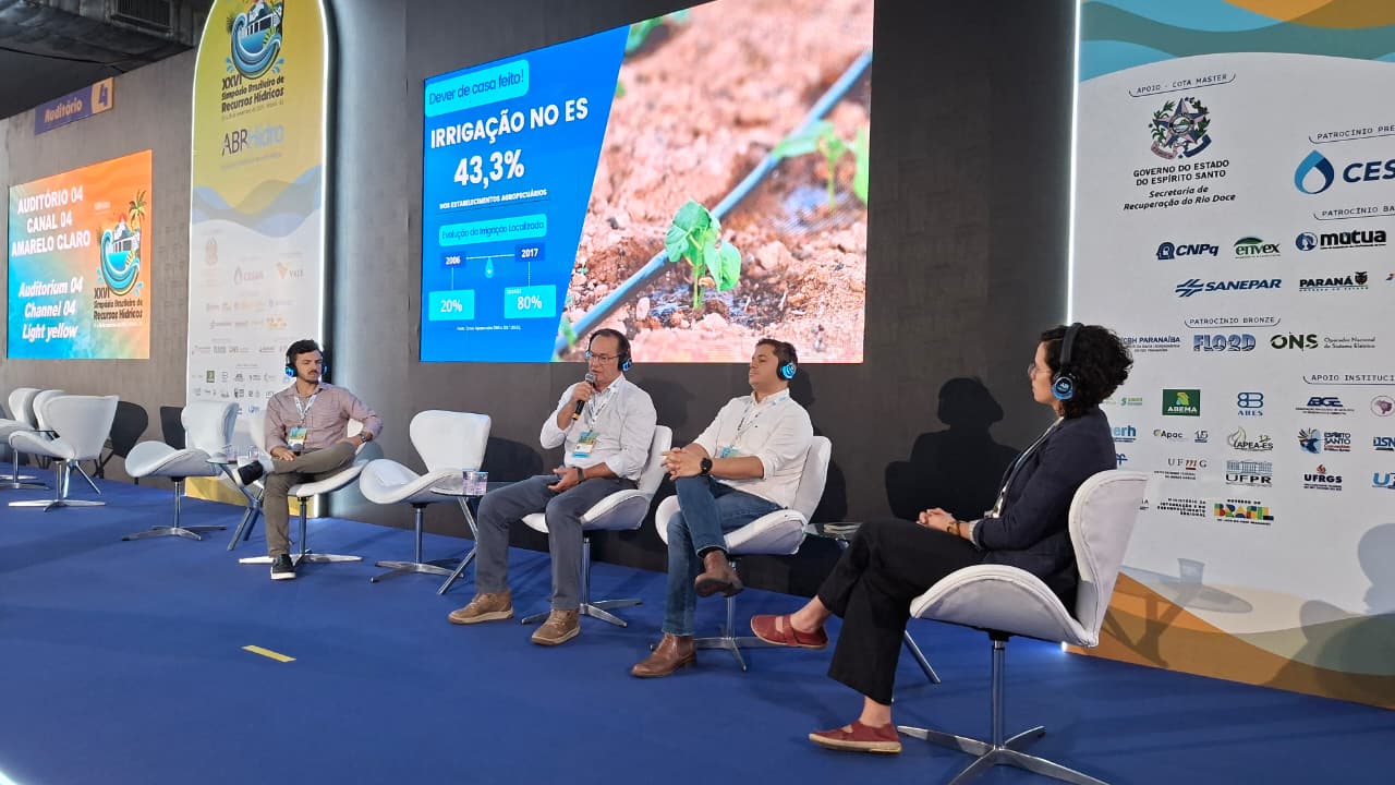 Seag debate agricultura irrigada no XXVI Simpósio Brasileiro de Recursos Hídricos|||Fotógrafo:Gustavo Souza/Seag